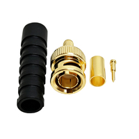 WSARK 12G-SDI BNC avec câble Flex5 1855A, connecteurs entièrement plaqués or et gaine de protection pour câble coaxial 1855A