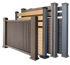 Paneles de Cerca Tradicionales de Aluminio Vintage, Certificados por la FSC, Resistentes a la Putrefacción y al Agua, Cerca para Caballos, para Jardín, Privacidad, Cerca de WPC - Product Image 1