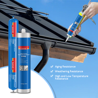 Sellador de Silicona Elastomérico Monocomponente Estructural Neutro SANVO, Adhesivo Anti-Infiltraciones para Uso en Construcción, Ventanas, Puertas y Vidrio