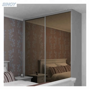 High Quality Bronze Tinted <b>Mirror</b> Glass for Sliding Wardrobe - Product Image 6
