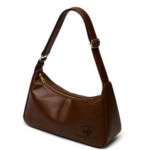 Bolso Bandolera Casual de Cuero Genuino Marrón Vintage para Mujer, con Forro de Poliéster, Resistente al Agua, Bolso de Viaje - Product Image 4