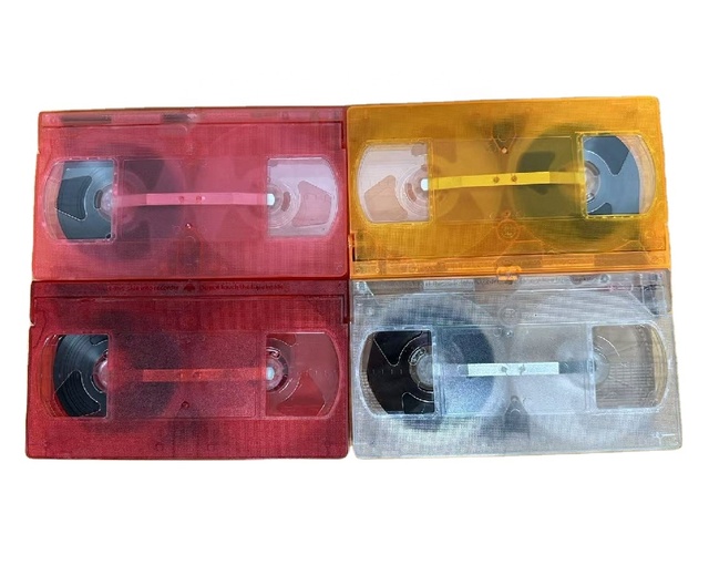 Color Blank VHS Video Cassettes Tape T-120 120min Plastic