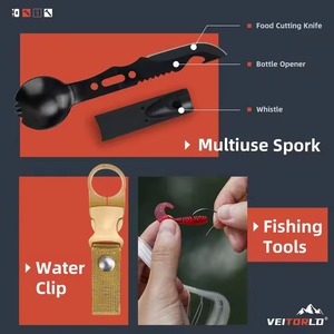 Kit de survie tactique en nylon et fer, ensemble d'outils d'urgence EDC portable pour le camping, la randonnée et l'aventure - Product Image 4