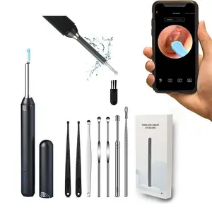 Оптовая продажа, Инструмент Wifi, пинцет, визуальная Ушная ложка, очиститель для ушей, удаление ушей