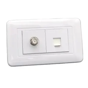 Professional manufacture K-Y1 multipurpose Household indoorSatellite and computer sockets panel plug