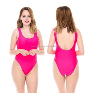 Maillot de bain une pièce personnalisé avec logo, sexy, pour marié<span class=keywords><strong>e</strong></span>, fête, femme, grande taille, coupe haute, été - Product Image 4