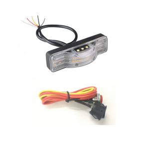 Mini công suất cao đường cong LED Strobe cảnh báo ánh sáng nhấp nháy lưới tản nhiệt nhấp nháy ánh sáng thanh Xe tải off road phương tiện đi lại Strobe cảnh báo đèn - Product Image 1