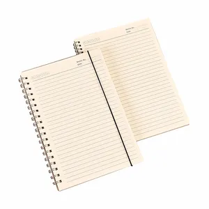 plastic cover grid lines dotted blank pages students school writing spiral notebook