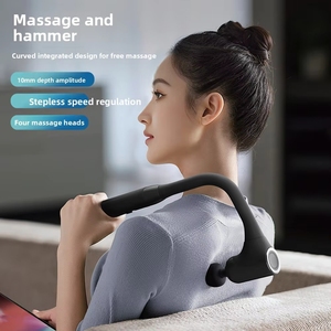 <span class=keywords><strong>Pistola</strong></span> de Masaje Muscular Profesional, Motor sin Escobillas, Terapia de Calor Miofascial, 8 Cabezales de Masaje, Recargable por USB, 1500mAh, 6-8H - Product Image 6
