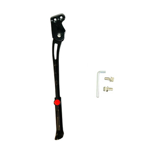 Béquille de vélo géante en alliage d'aluminium noir pour axe arrière, réglable, avec kit de montage - Product Image 2