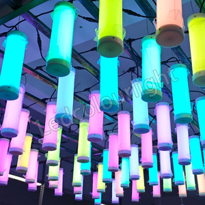 Tube lumineux LED DMX <span class=keywords><strong>80</strong></span> mm RGB Pixel Tube DC24V IP65 étanche, installation suspendue pour scène, club, mariage, événements extérieurs, éclairage décoratif - Product Image 5
