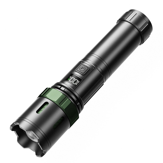 Convenient Long-Range Glare Flashlight with Ultra-Bright Laser & Emergency Light Multifunctional & Long Battery Life