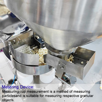 Peseuse de tasses à mesurer de petite taille 30g 50g 100g Machine à ensacher le pop-corn avec azote Machine à emballer automatique les chips alimentaires bouffées