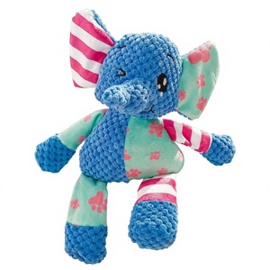 Jouet pour chien Hippopotame qui gueule, peluche interactive durable et couineuse pour chiens de taille moyenne à grande - Product Image 2