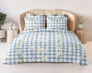 Parure de lit Super King Size en microfibre 3 pièces 100% microfibre infroissable lavable douce et confortable pour chambre à coucher - Product Image 2