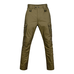 Pantalones cortos chinos caqui ajustados para hombre con logotipo personalizado y cintura media - Product Image 2