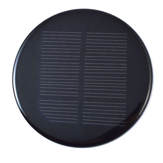 Customized 3V 5V 9V 12V Small Round Circle Solar Panel for DIY Electronics Projects