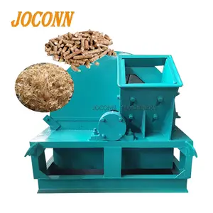 Bark wood chips fungus chaff crusher machine/ Tree branch biomass fuel shredding machine/lumber timber waste crushing machinery