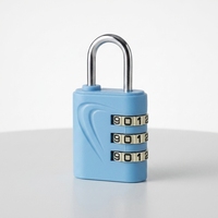 3 Digit Combination Lock for Backpack Travel Luggage Metal Body Dial Password Anti Theft Padlock Safety