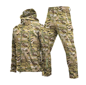 Combinaisons Softshell camouflage bleu vert noir HBJ01, vêtements d'hiver imperméables, coupe-vent, chauds et isolants - Product Image 5