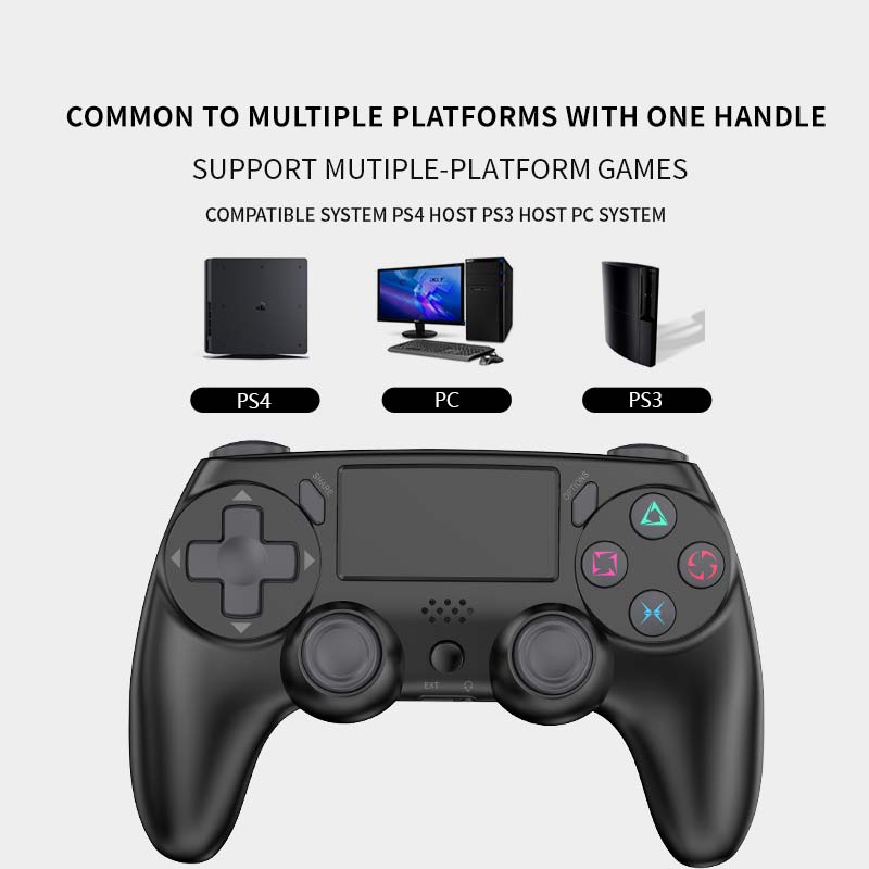 P47 ワイヤレス Bluetooth ゲーミングコントローラー PS4対応 600mAh