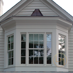 Fenêtre en <span class=keywords><strong>baie</strong></span> de style américain en <span class=keywords><strong>aluminium</strong></span> avec fenêtres à guillotine en verre, fenêtres coulissantes en <span class=keywords><strong>aluminium</strong></span>, fenêtre en <span class=keywords><strong>baie</strong></span> à battants pour villa - Product Image 5