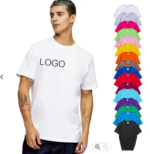 blank graphic custom High Quality oversize short sleeve 100% cotton fitted luxury sports plain designers men's t-shirts