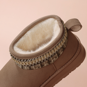 2024 New Fashionable Thick <strong>Sole</strong> Winter <strong>Slipper</strong> Warm Plush Women's Men's Snow <strong>Boots</strong> EVA Outsole Material Soft Anti-Slippery - Product Image 5
