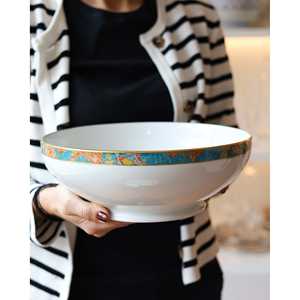 Set di Stoviglie Richard Ginori Impero 12 Pezzi, Stile Bohémien Classico, Kit Ecologico con Bordo Astratto per Hotel - Product Image 5