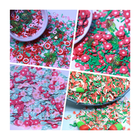 500 g/lot de confettis mixtes en tranches d'argile visqueuse, arroseurs en argile polymère pour l'artisanat, scrapbooking, décoration des ongles, accessoires de remplissage pour le bricolage