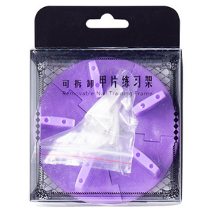 7 couleurs ongles formation cadre présentoir ongles pratique support amovible pratique faux ongles pointe <span class=keywords><strong>manucure</strong></span> outils et accessoires - Product Image 2