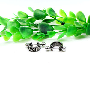 Pendientes de plata tibetana yunnique con diseño geométrico de mantra de seis sílabas, estilo retro para hombres y mujeres - Product Image 4