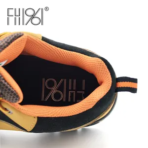 FH1961 sepatu Keselamatan performa tinggi gaya atletik untuk pekerjaan aktif sol tahan minyak kaki baja fleksibel