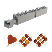 Machine automatique de fabrication et de séchage de bâtonnets à mâcher pour chiens, résistants aux morsures, pour le nettoyage dentaire, en forme de brochettes de viande de boeuf, pour friandises et aliments pour animaux de compagnie