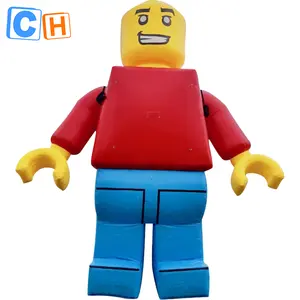 CH Giant Advertising Inflatable Cartoon Model With Led Light Custom Logo Inflatable Model