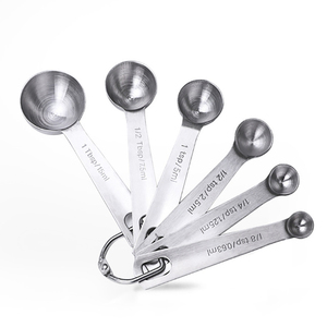 Wholesale 5/6/9-Pieces Heavy Duty Stainless Steel <b>Small</b> Tablespoon Measuring <b>Spoons</b> Set for Dry Ingredients - Product Image 4
