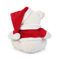 Jouets pour enfants personnalisés peluche ours en peluche jouets en peluche écologique unisexe doux animaux en peluche jouets avec chapeau de Noël vente chaude mignon