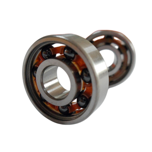 Roulement à billes <span class=keywords><strong>hybride</strong></span> haute vitesse en céramique avec anneaux en acier inoxydable 440, billes Si3N4, cage en nylon, résistant à la corrosion, à gorge profonde - Product Image 4