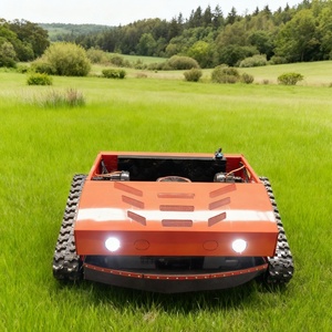 หุ่นยนต์ตัดหญ้ามีรางแรงม้าสูงเครื่องตัดหญ้าแบบควบคุมระยะไกล - Product Image 2