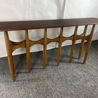 Table console moderne en bois massif pour salon, chambre à coucher, salle à manger, appartement, hôtel, couloir - Meubles au design simple