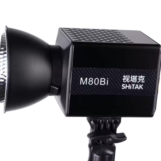 New M80bi 80W Dimmable Bi-color Video Portable Setting Live Stream Studio Lighting Kit Led Live Stream Beauty Photography Light