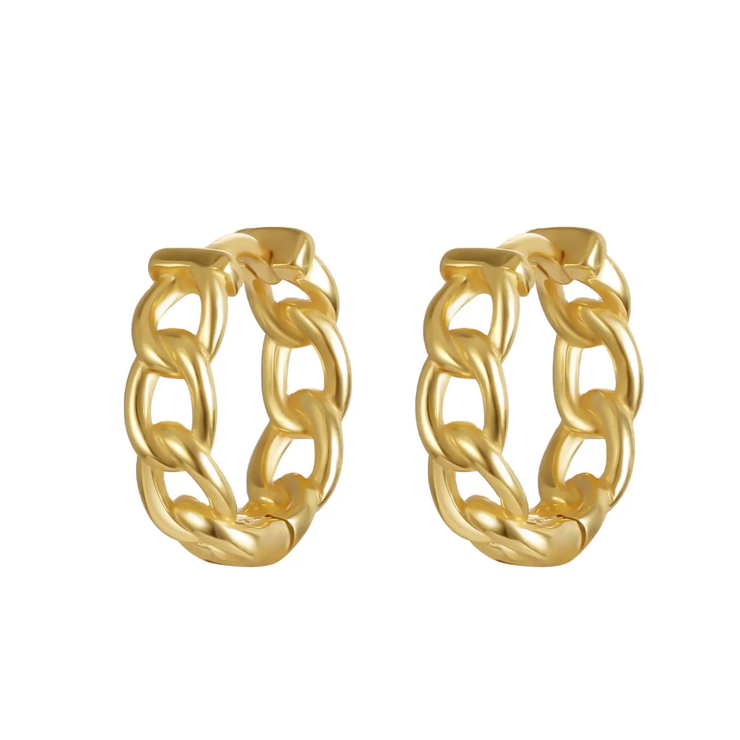 X000701621Xuping Jewelry gold big earring hoops fashion 18k custom gold charm jewelry copper earrings hoop wholesale earrings
