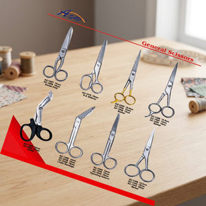 Ciseaux de coiffure professionnels Asap pour droitiers, en acier inoxydable, lame 4Cr13, pointe acérée, manche long, pour salon et barbier - Product Image 2