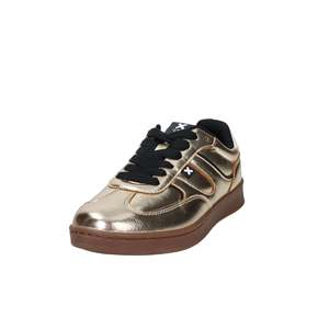 Sneakers da Donna Xti in Pelle Metallizzata Dorata, Scarpe Casual a Profilo Basso - Product Image 2