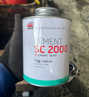 Zyx160 Black Cement SC 2000 REMA tip Top adhesivo de alta resistencia 1kg 690ml adhesivo instantáneo