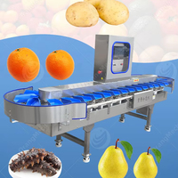 Zakvoedsel Passievrucht Sorteerder Citroen Citrus Gewichtsorteerder Industriële Tomaten Weegschaal Sorteerlijn Garnalen Sorteermachine