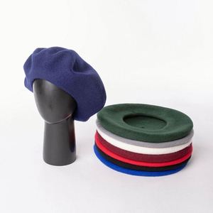 Gorro de Lana de 32 cm, Estilo Boina, para Mujer, Talla Grande, Informal, a la Moda, para Otoño e Invierno - Product Image 1