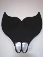 Vente en gros : Monofin de plongée réglable type sirène noir pour enfant et adulte