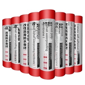 Bobine d'étanchéité en asphalte modifié SBS <span class=keywords><strong>à</strong></span> double composant, épaisse, pour toiture en tuiles d'acier colorées, anti-fuite, pour le commerce transfrontalier, directement de l'usine - Product Image 1