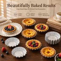 Hot Selling Non-stick Kleine Cake Tins Aluminium Ei Mini Ei Aluminium Ei Taartvorm